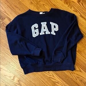 EUC GAP Dark Blue Logo Sweatshirt